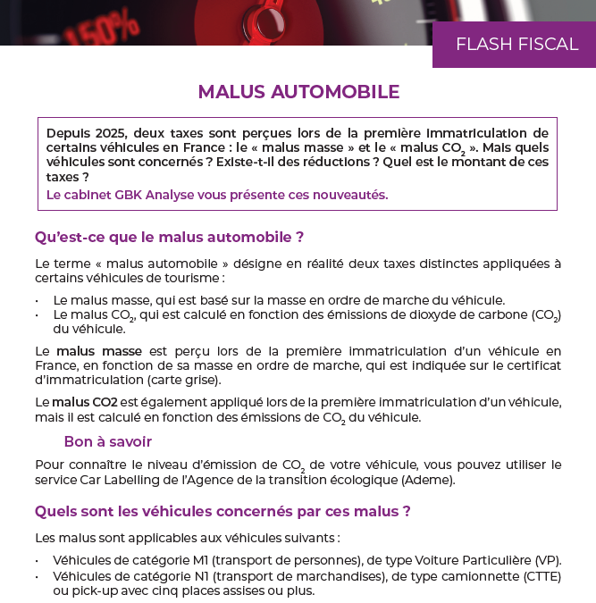 Malus Automobile