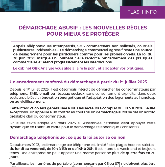 Démarchage abusif : les nouvelles règles pour mieux se protéger